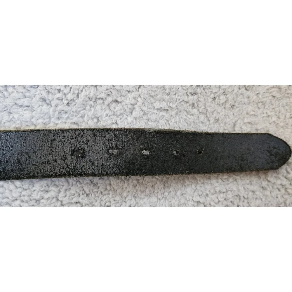 Tony Lama Black Size 42 Belt With Bottle Opener 